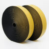 Grid-fiber Adhesive Hook and Loop Tape Black